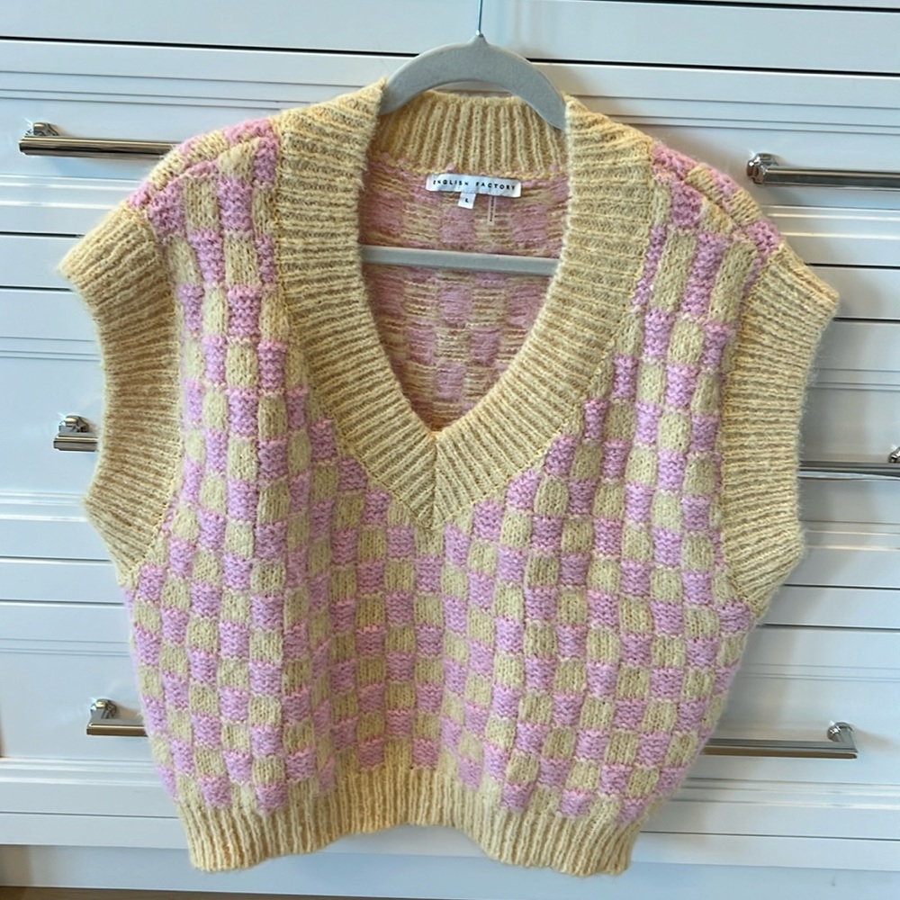 Anthropologie Oversized Sweater Vest